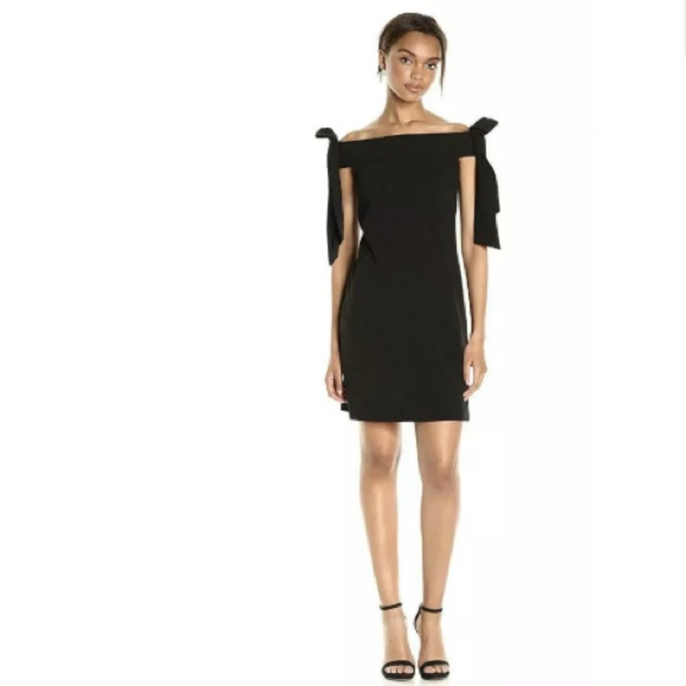 Donna Morgan off-shoulder dress